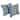 17-inch  Outdoor Throw Pillows (Set of 2, Multiple Patterns)