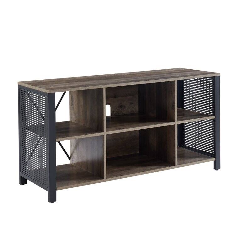 Wood TV Stand Media Console Entertainment Center