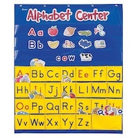 Learning Resources Calculator Storage Pocket Chart 29 X 36 Learning Resources Alphabet Center Pocket Chart
