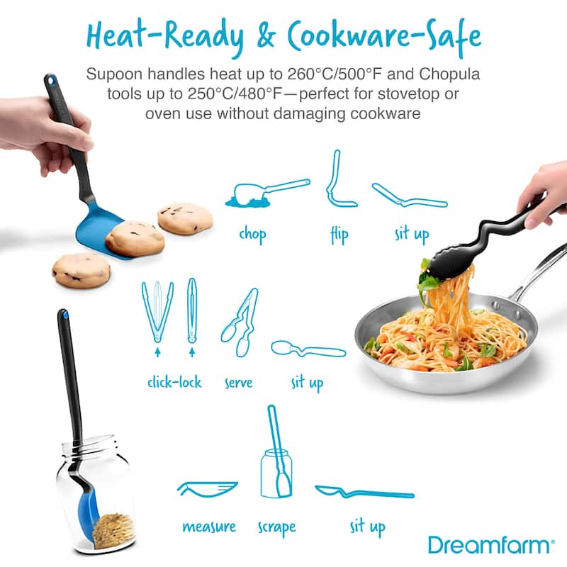 Dreamfarm Everyday Kitchen Essentials, Classic Blue