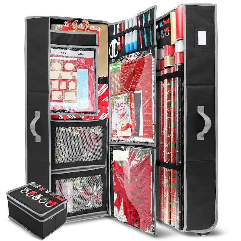 Empyrean Wrapping Paper Storage Container - XL Large - Black/Medium