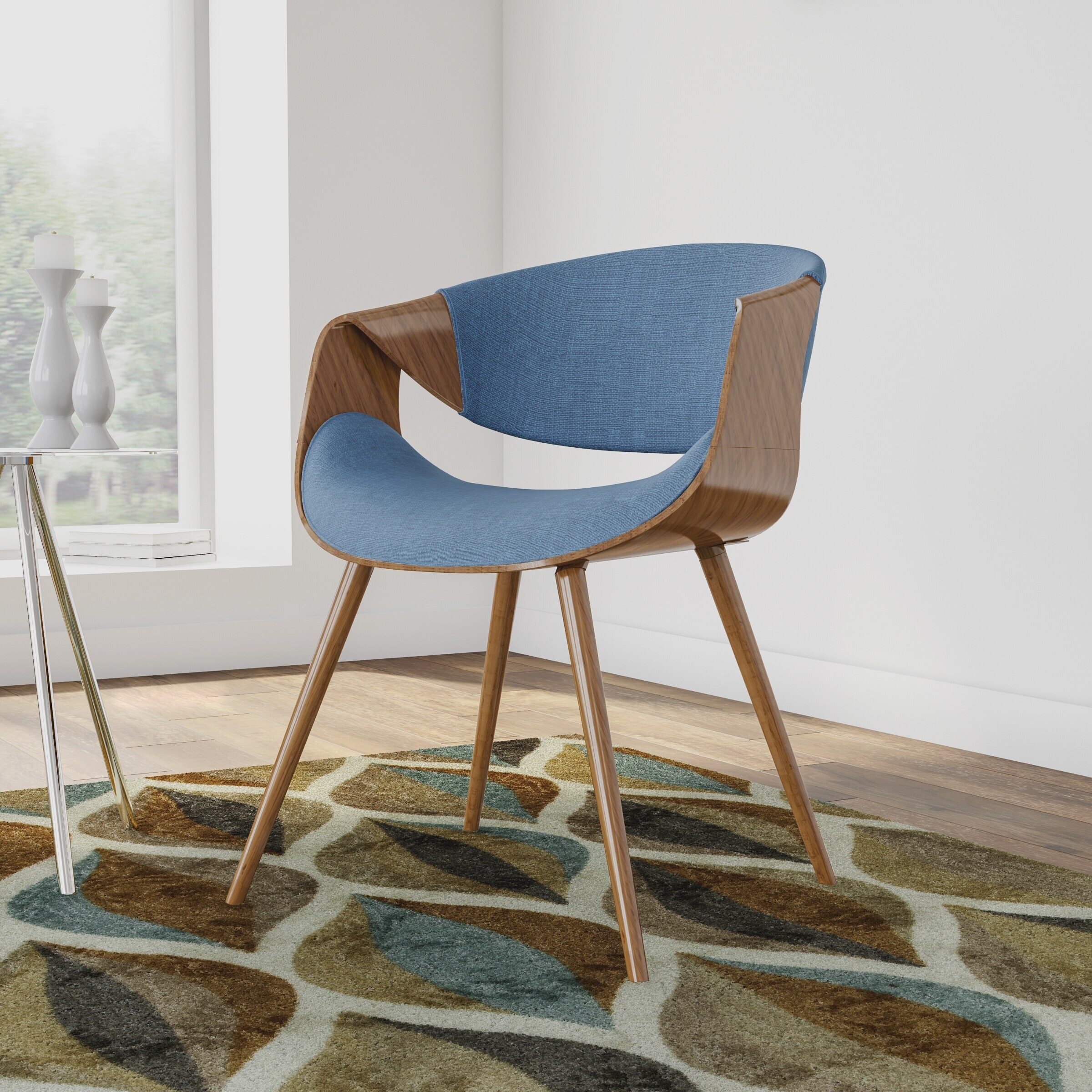Carson Carrington Skibby Wood and Fabric Mid century Dining eBay