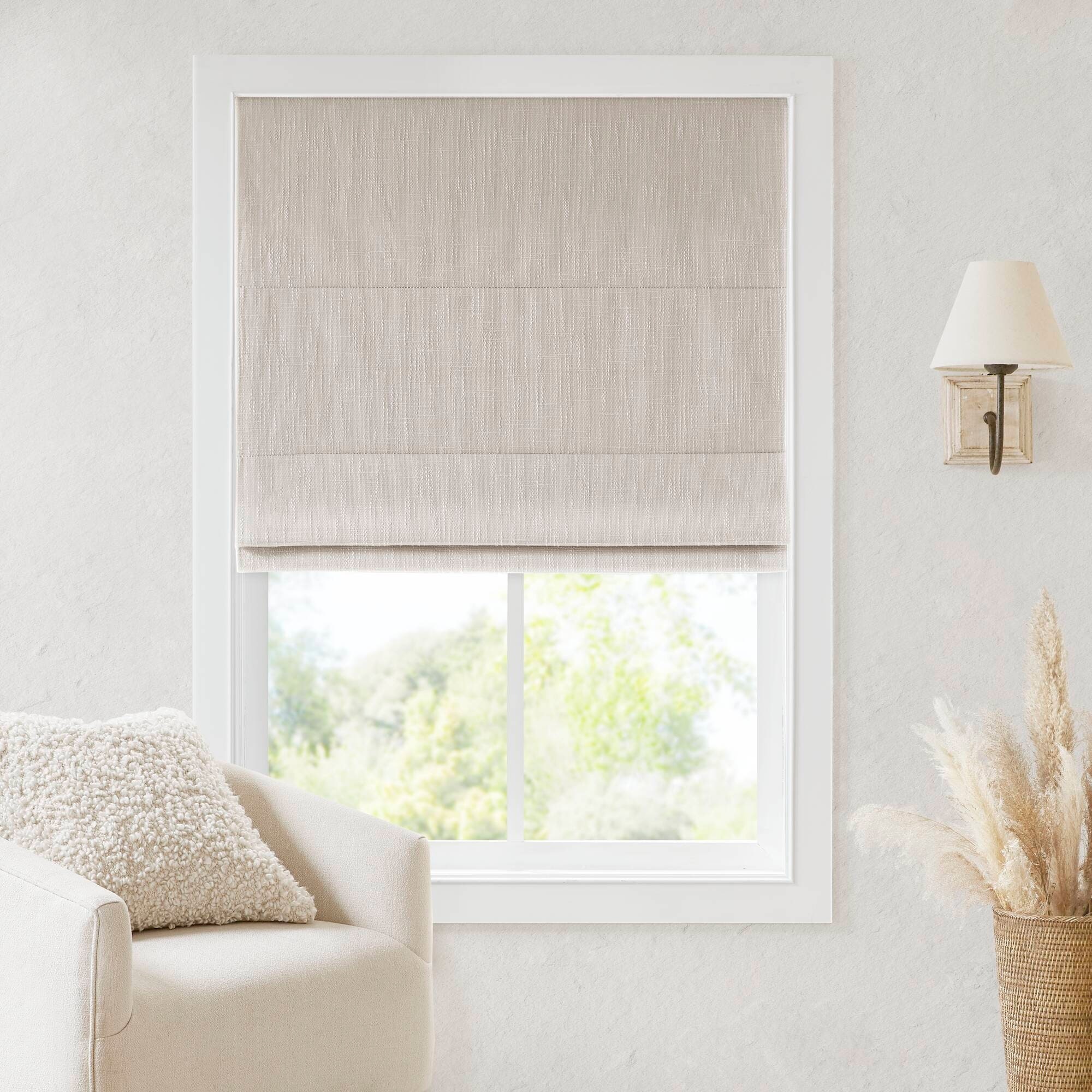 Madison Park Quincy Blackout Cordless Roman Shade