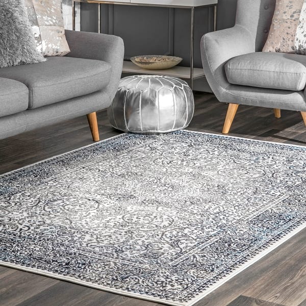slide 2 of 18, Nuloom Transitional Persian Delores Area Rug 3' x 5' - Blue