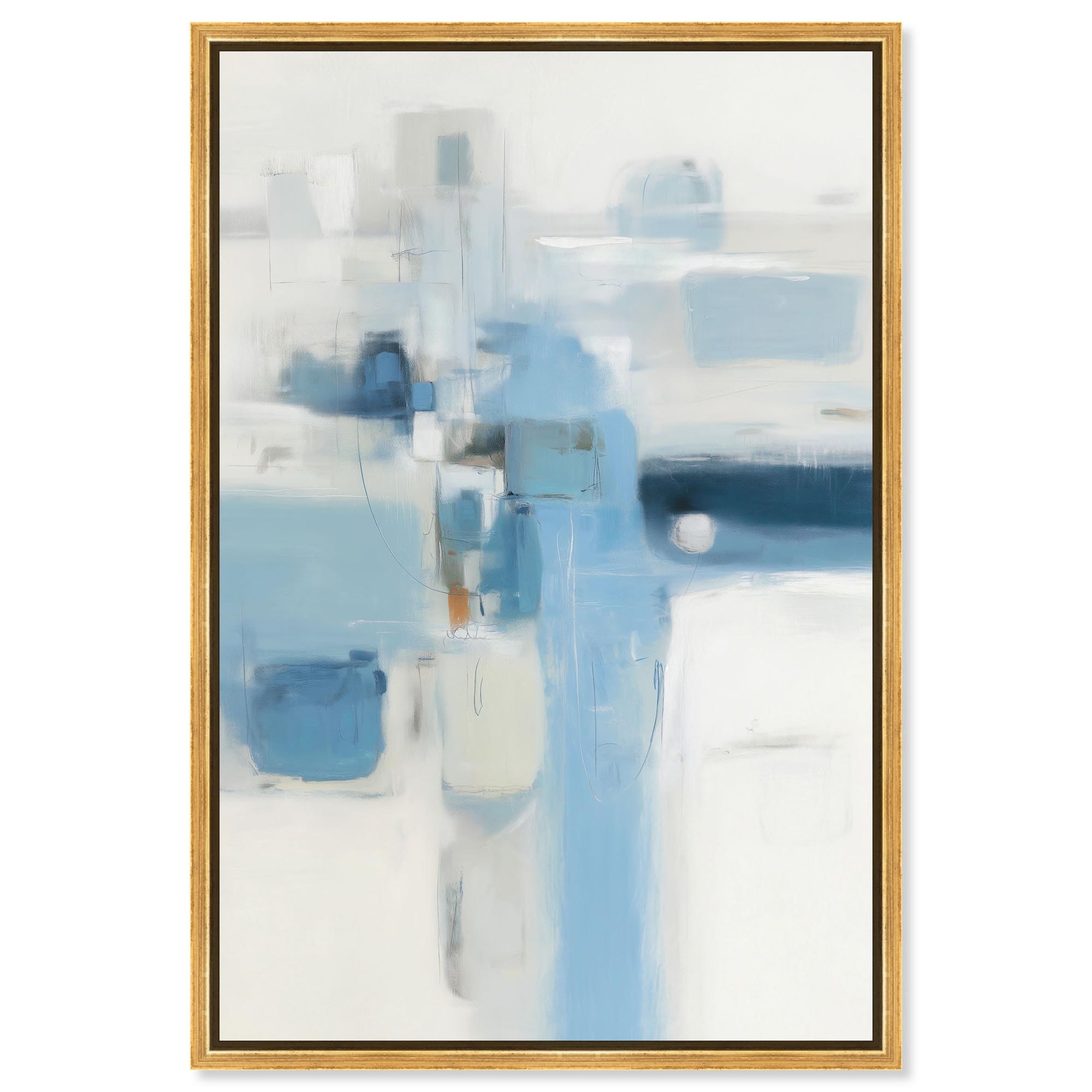 Monsoon Mist Large Wall Decor Framed Canvas Print by Art Remedy