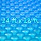 preview thumbnail 23 of 26, Blue Wave 12-mil Solar Blanket for Rectangular In-Ground Pools 14-ft x 28-ft
