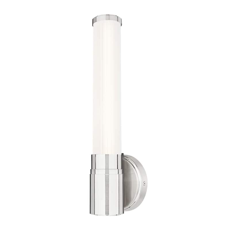 Z-Lite 1020-1S-LED Warwick 17" Tall Bathroom Sconce - Brushed Nickel