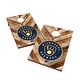 preview thumbnail 1 of 3, Milwaukee Brewers 2x4 MLB Cornhole Bag Toss Include Carry Case