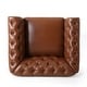 preview thumbnail 42 of 51, Castalia Chesterfield Tufted Club Chair by Christopher Knight Home - 39.00" L x 33.50" W x 28.00" H