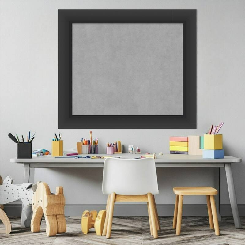 Amanti Art Sloped Black Framed