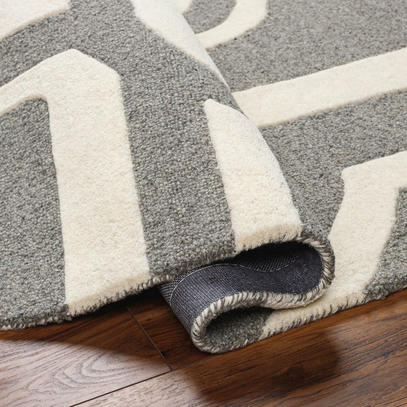 Desai Handmade Modern Wool Rug