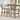 Set of 2 Wood Frame Counter Bar Stool Fabric Accent Chair, Beige Grey