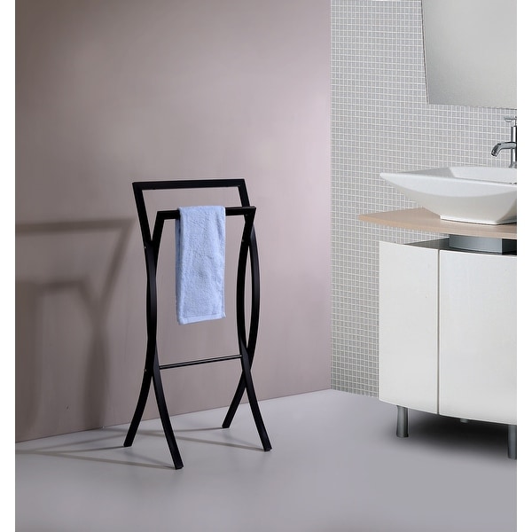 Bed bath and beyond towel stand best sale
