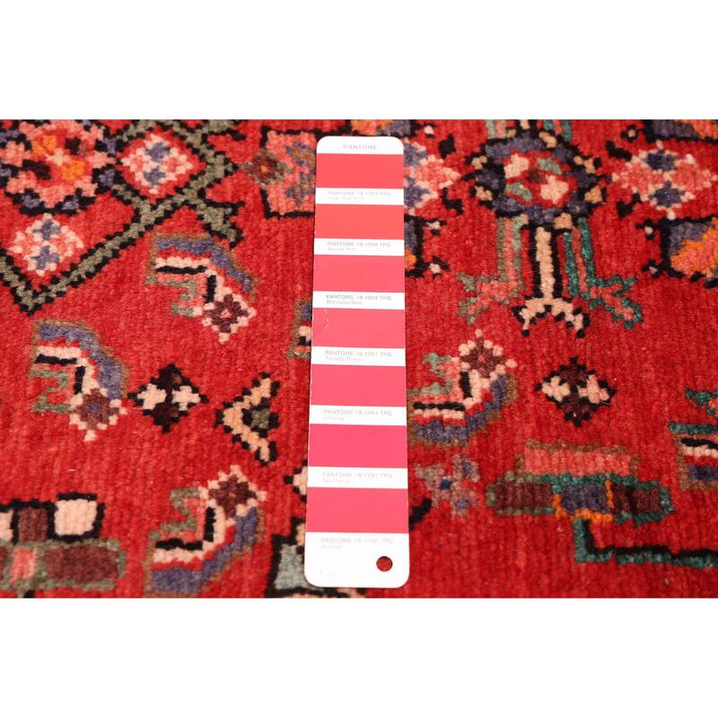 ECARPETGALLERY Hand-knotted Andelz Red Wool Rug - 5'3 x 9'2