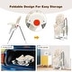 preview thumbnail 24 of 35, Babyjoy Folding High Chair Baby Dining Chair with 6-Level Height - See Details