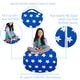 preview thumbnail 162 of 187, Kids Bean Bag Chair Cover Stuffed Animal Storage or Toy Organizer