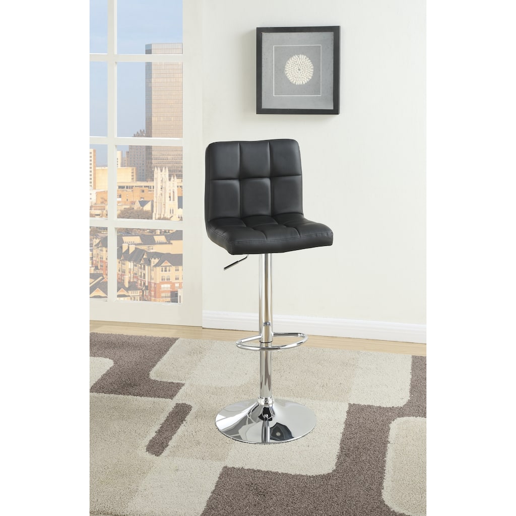 Bar Stools Set of 2, Adjustable Counter Height Barstools with Back, Armless Kitchen Island Chairs with Footrest