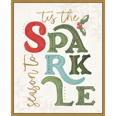 Elegant Holiday VI by Veronique Charron Framed Canvas Wall Art Print