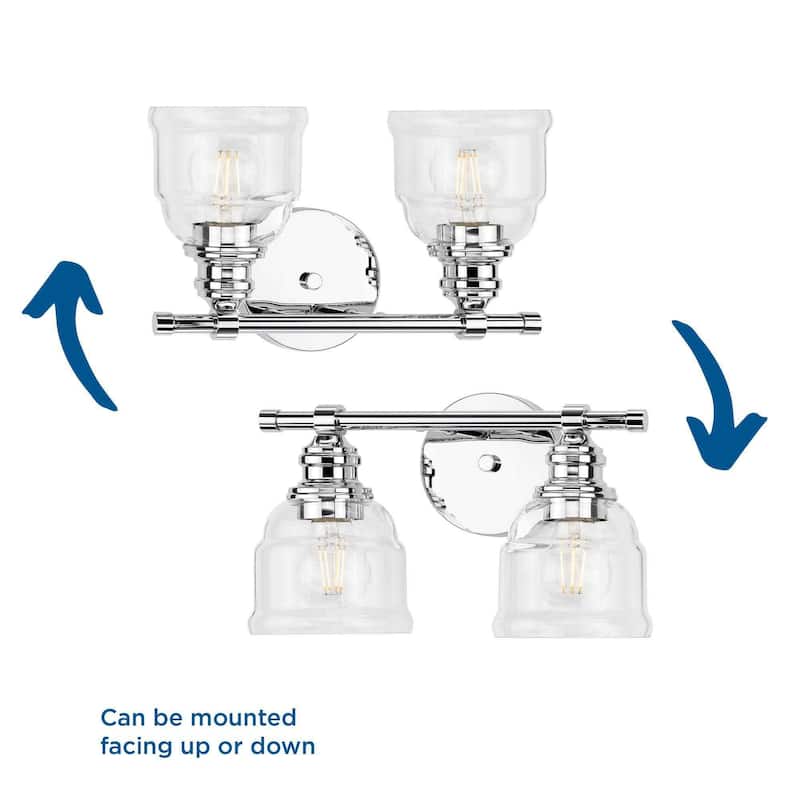 Progress Lighting P300374 Ambrose 2 Light 13" Wide Bathroom Vanity