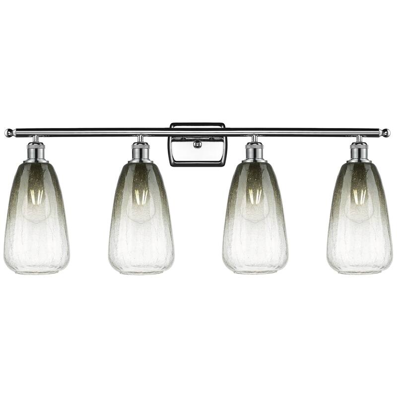 Innovations Lighting 516-4W-14-36 Brookhaven Almond Vanity Brookhaven - Polished Chrome / Slate