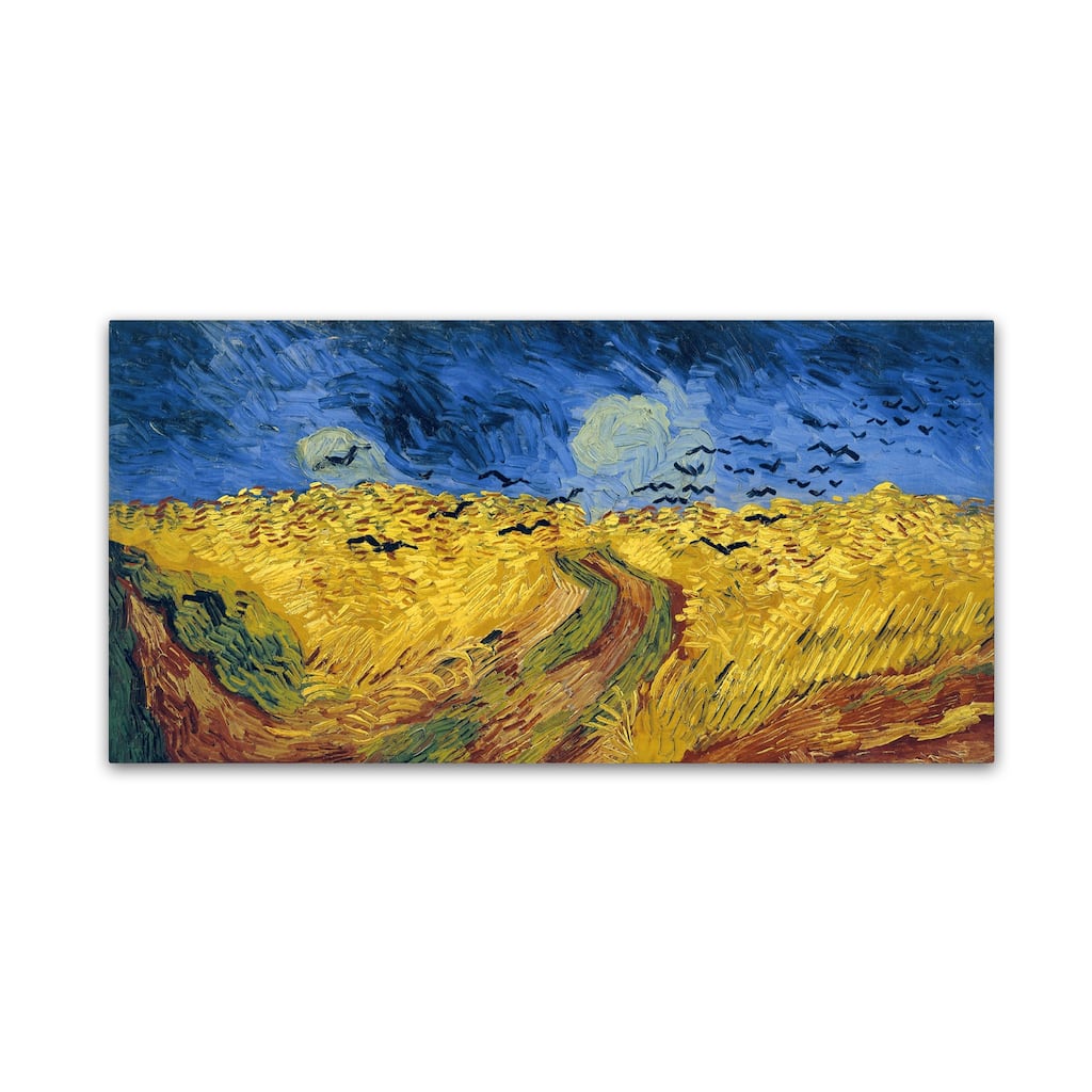 Vincent van Gogh, 'Wheatfield with Crows' Canvas Art