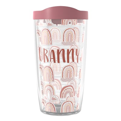 Tervis BOHO Rainbow Granny Made in USA Double Walled Insulated Travel Tumbler, Granny - 16oz