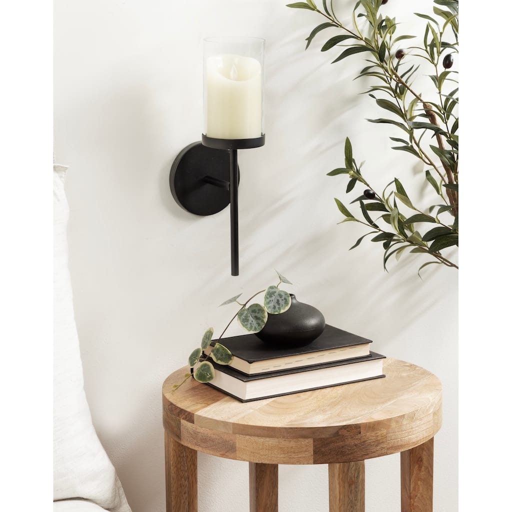 Kate and Laurel Blaise Metal Wall Sconce