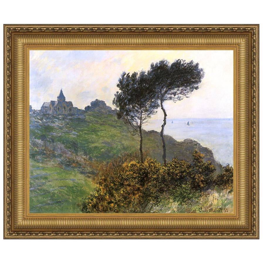 Design Toscano The Church at Varengaville, 1882: Canvas Replica Painting: Large