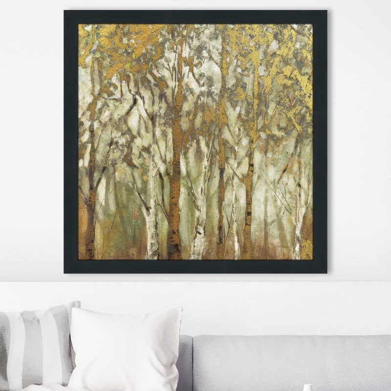 "Birch Grove West" by Carol Robinson Print on Acrylic