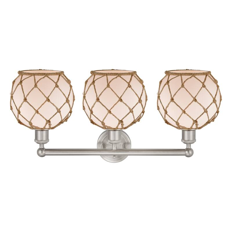 Innovations Lighting Endless Possibilities Edison - Farmhouse Rope - 3 Light 26" Bath Vanity Light