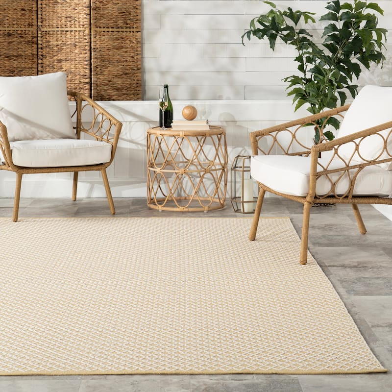 Home Conservatory Trellis Handwoven Indoor/Outdoor Area Rug