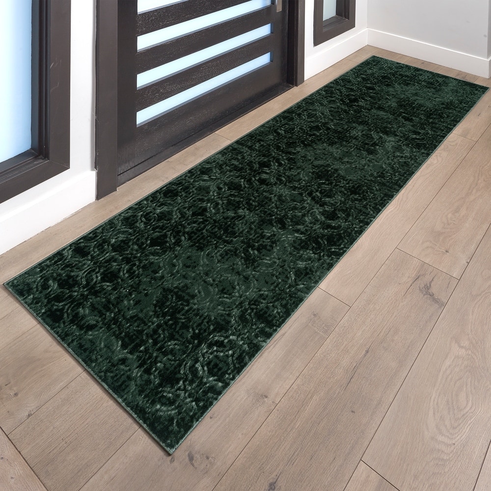 Gertmenian Shadow Thandi Soft Polyester Embossed Abstract Non-Slip Indoor Area Rug