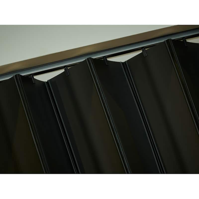 Spectrum Sienna Black PVC 48-inch Folding Door