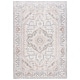 preview thumbnail 17 of 37, SAFAVIEH Baltimore Olimpia Machine Washable Shabby Chic Vintage Oriental Rug 5'3" x 7'6" - Light Grey/Rust - Rectangle