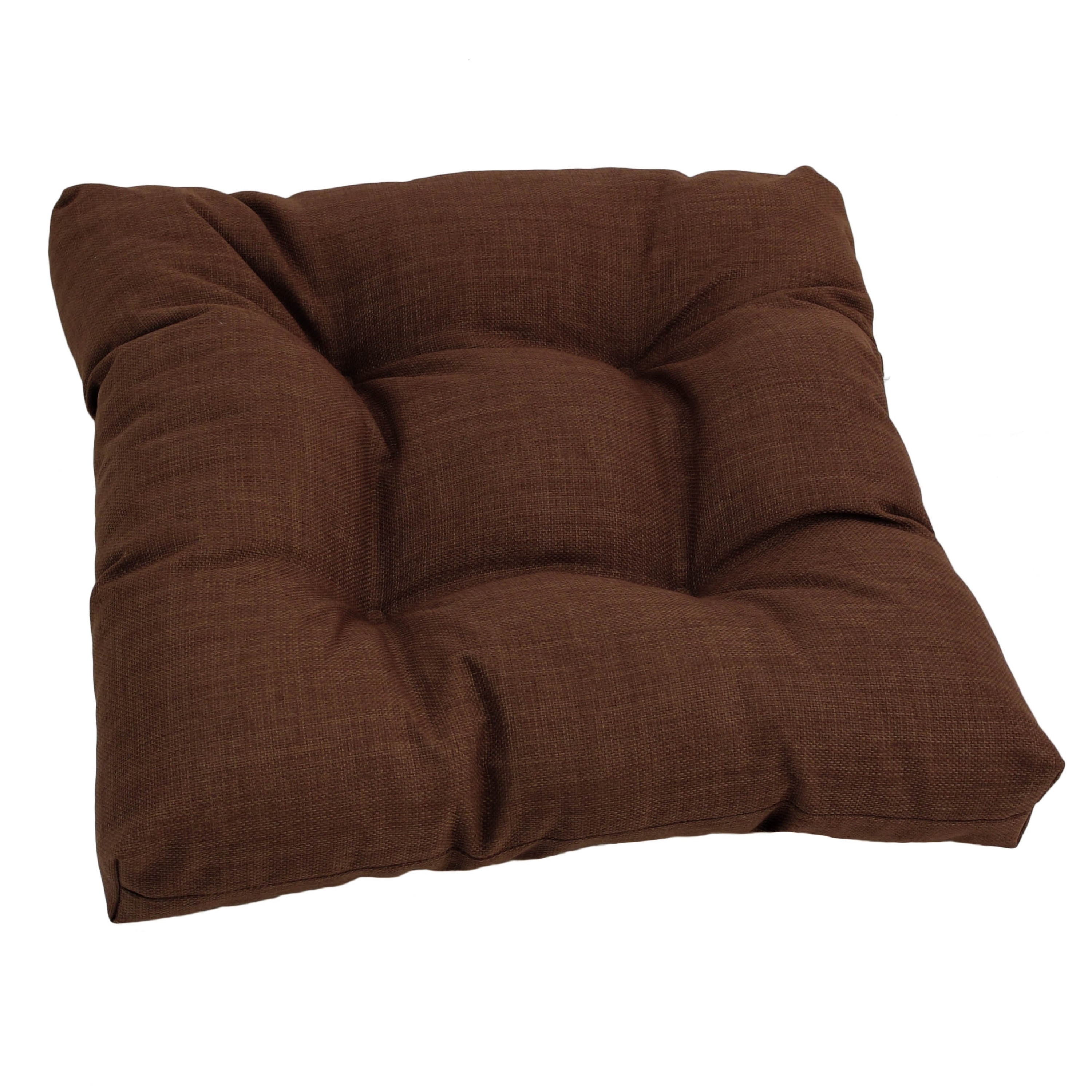 19-inch Square Indoor/Outdoor Tufted Chair Cushion - 19" x - Picture 22 of 74