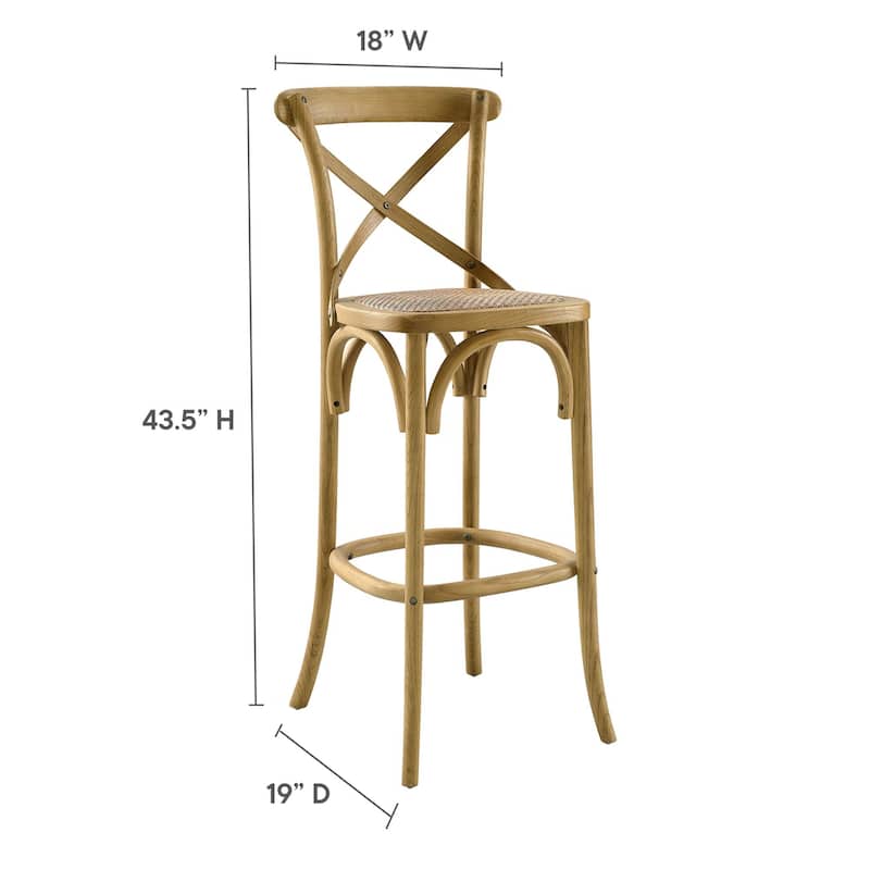 Gear Bar Stool in Natural