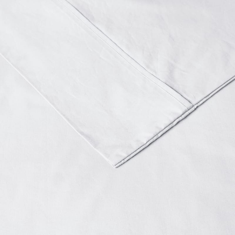 Madison Park 200 Thread Count Relaxed Cotton Percale Sheet Set