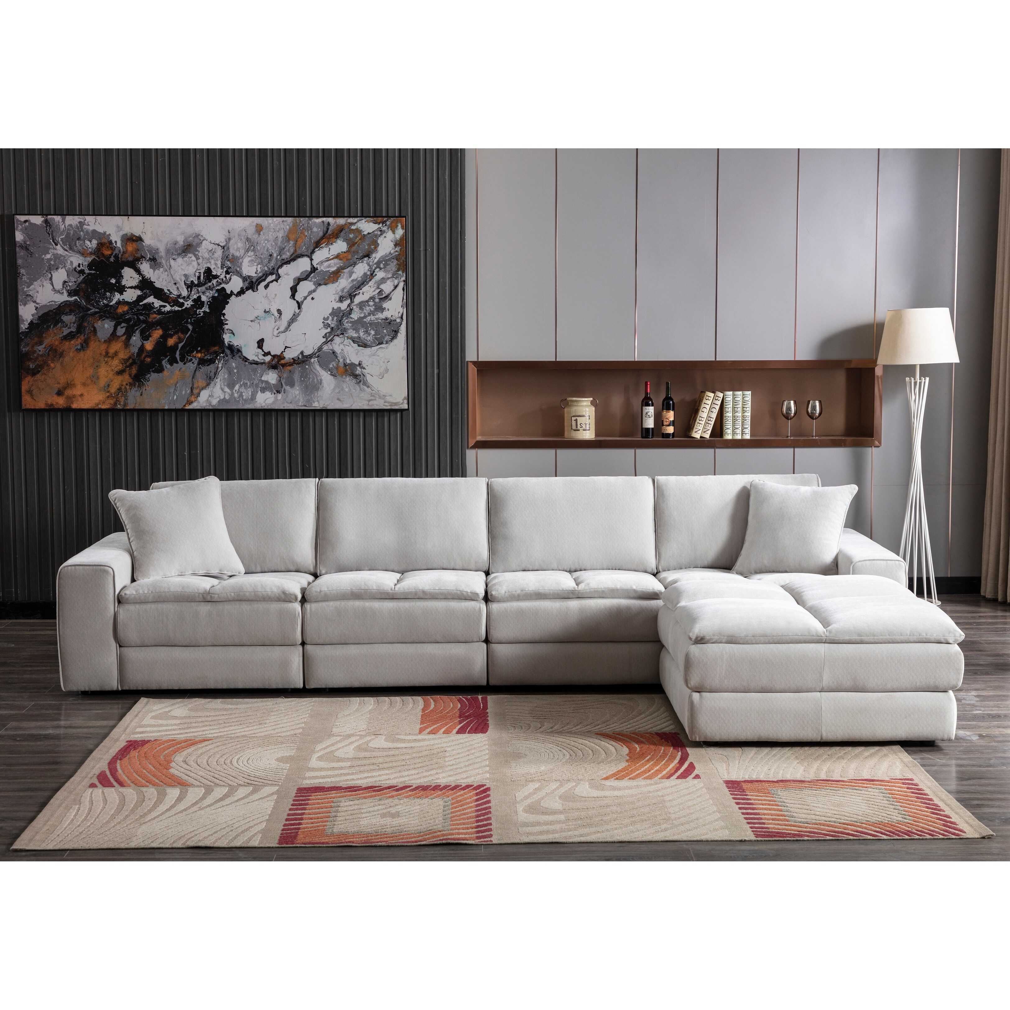 Breton extra large hotsell bean bag sofa