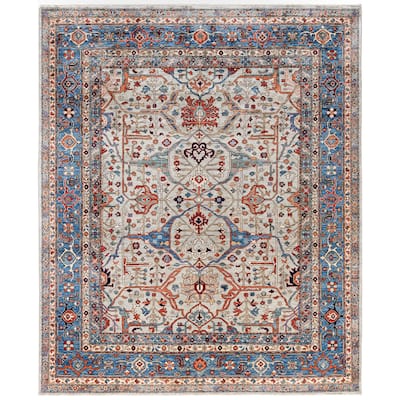 Serapi One-of-a-Kind Hand-Knotted Area Rug - Gray - 8' 1" x 9' 11"