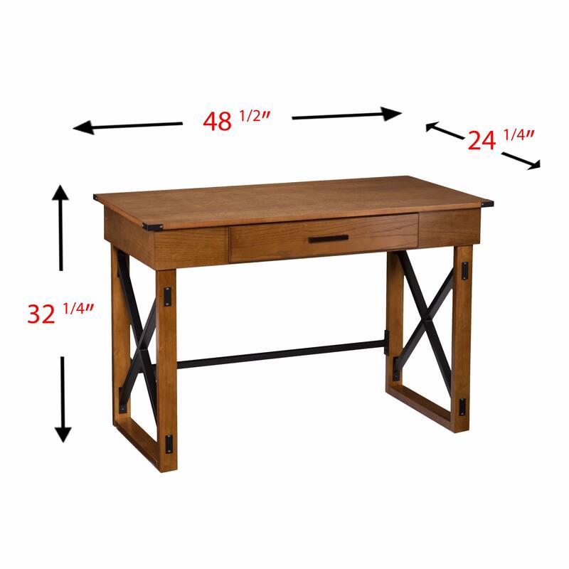 49" Natural Writing Desk