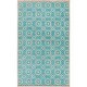 preview thumbnail 39 of 56, Hand-tufted Karen Contemporary Geometric Wool Area Rug Blue - 9' x 13' - Rectangle
