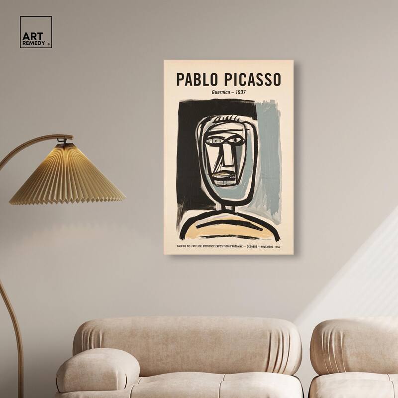 Head of Guernica Canvas by Art Remedy, Gallery Wrapped