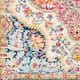 Hal Vintage Boho Traditional Pink Medallion Area Rug