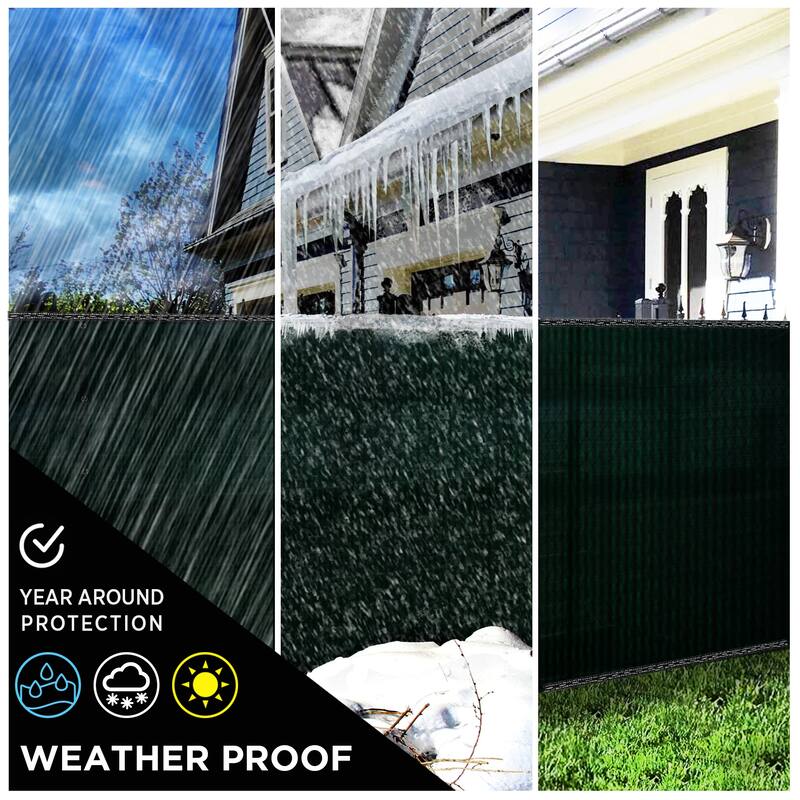 Boen Privacy Netting Green 10' x 150' With Woven Eyelets