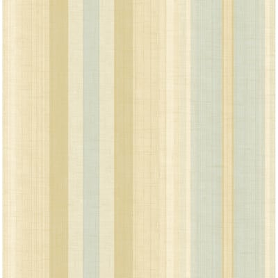 Seabrook Designs Pinnok Stripe Unpasted Wallpaper
