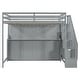 preview thumbnail 9 of 24, Full Over Full Size Murphy Bed with Hydraulic Lift & Desk Design