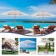 preview thumbnail 21 of 101, Autlaycil 7.5FT Solar Patio Umbrella with Base and Tilt,Crank