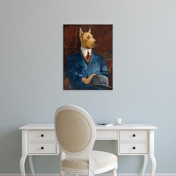 Easy Art Prints Avery Tillmon's 'Inspector Dogleash' Premium Canvas Art