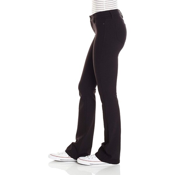 celebrity pink black bootcut pants