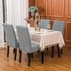 preview thumbnail 1 of 56, Subrtex 2 PCS Stretch Dining Chair Slipcover Textured Grain Cover
